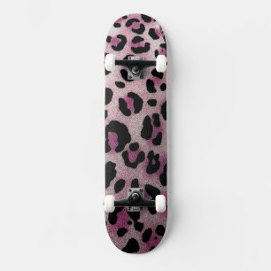 Skateboard Motif léopard