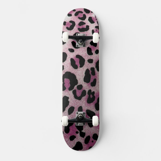 Skateboard Motif léopard (Recto)