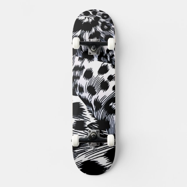 Skateboard Motif léopard (Recto)