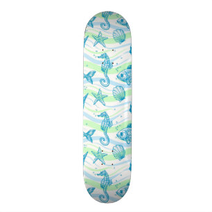 Skateboard Motif marin de croquis