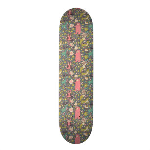 Skateboard Motif mignon d'animaux de forêt