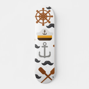 Skateboard Motif nautique