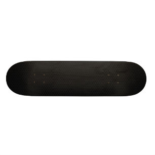 Skateboard Motif noir d'hexagone de nid d'abeilles