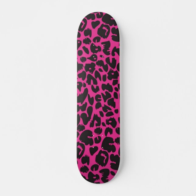 Skateboard motif poster de animal (Devant)