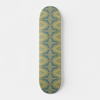 Skateboard Motif Rétro Vintage Verdâtre