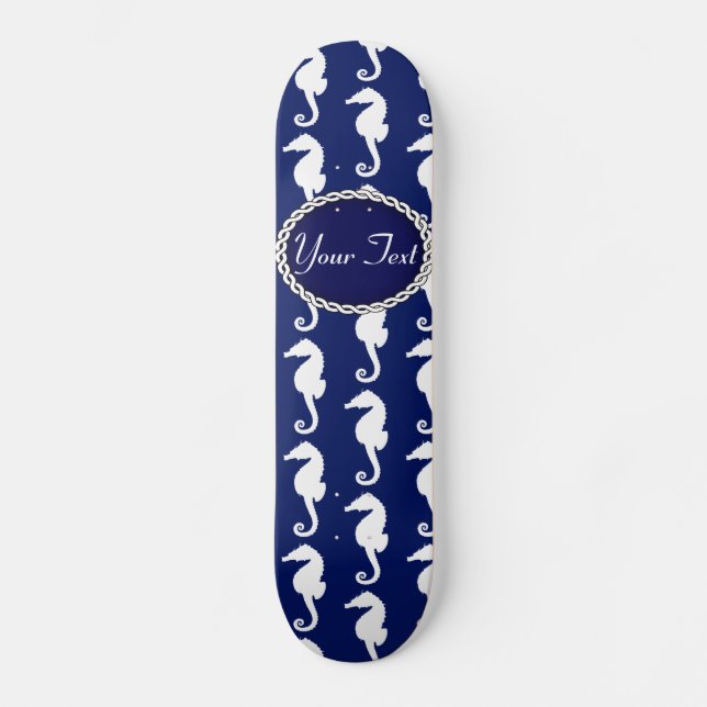 Skateboard Motif Seahorse (Recto)