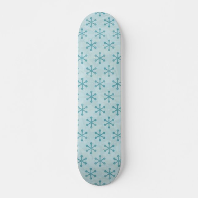 Skateboard Motif Snowflake (Devant)