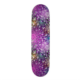 Skateboard Motif tacheté vif