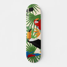Motif Toucans & Parrots