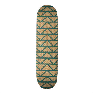 Skateboard Motif tricoté par style ethnique