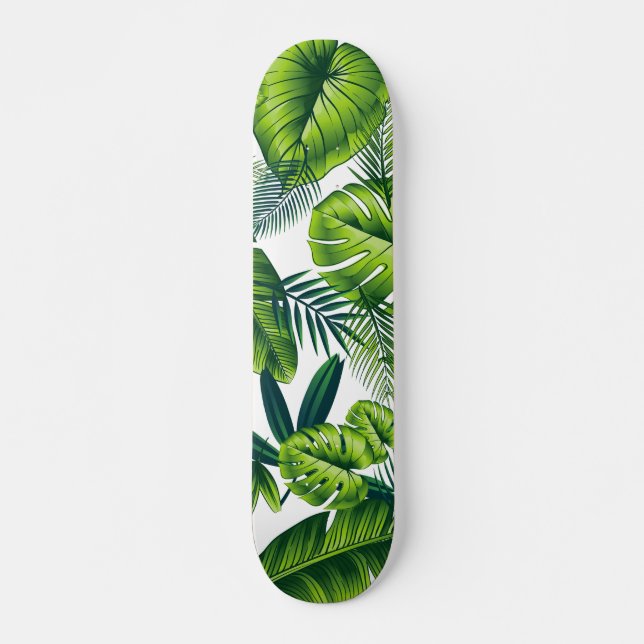 Skateboard Motif tropical (Devant)