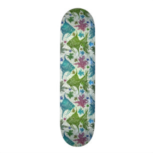 Skateboard Motif vintage de poissons