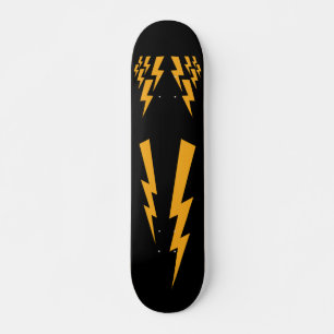 Skateboard Motifs de foudre élégant