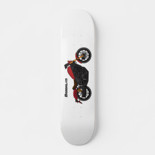 Skateboard moto de style croiseur cool
