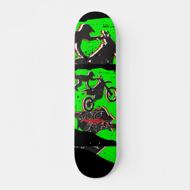 Skateboard Motocross Toile (Devant)