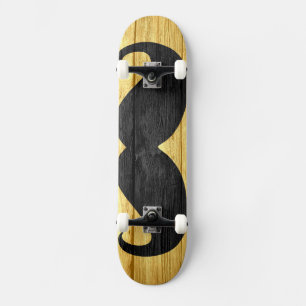 Skateboard Moustache bois Vintage #10