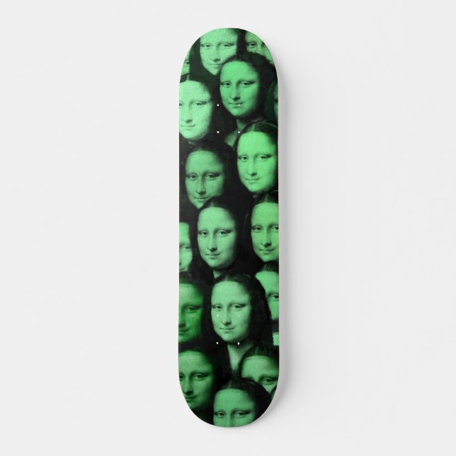 Skateboard Multi-Mona en vert (Devant)