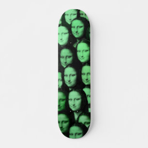 Skateboard Multi-Mona en vert - Style les années 70