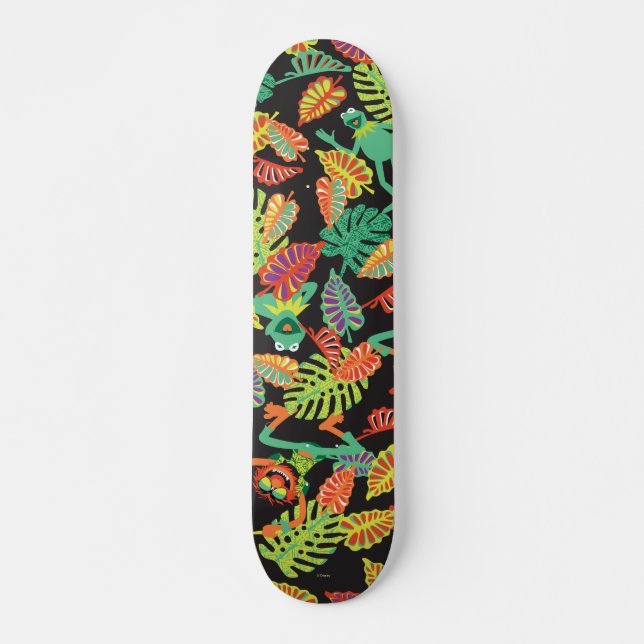 Skateboard Muppets | Kermite tropical et Motif animal (Devant)