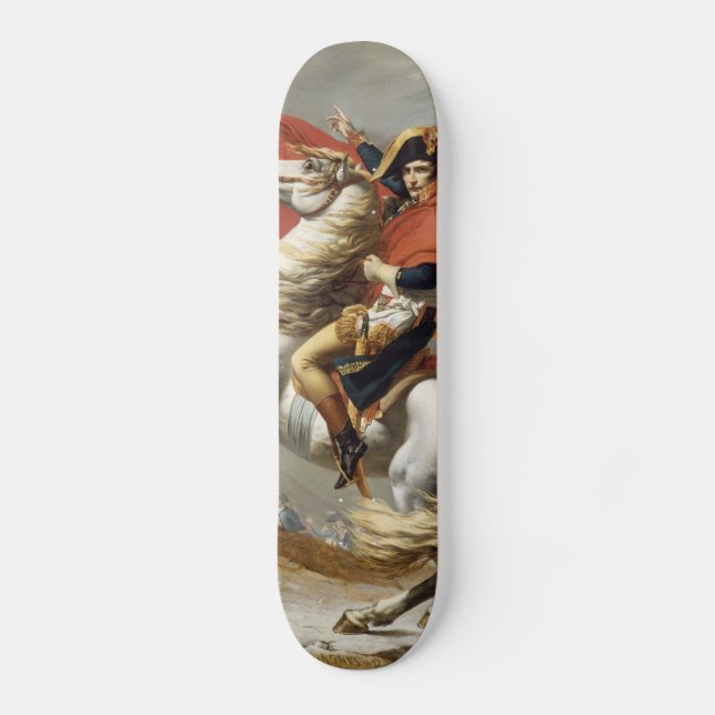 Skateboard Napoléon Traversant les Alpes - Jacques-Louis Davi (Recto)