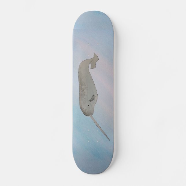 Skateboard Narwhal des mammifères marins sous-marins (Recto)
