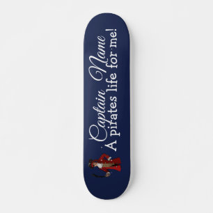 Skateboard Nautical Blue Boy Pirate