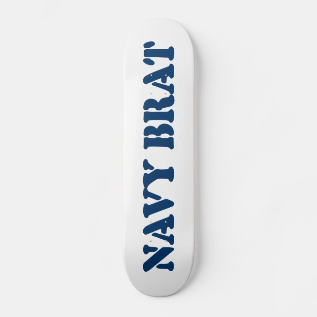 SKATEBOARD NAVY BRAT (Recto)