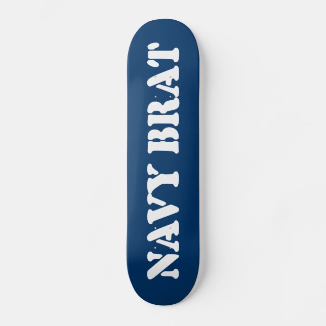 SKATEBOARD NAVY BRAT (Recto)