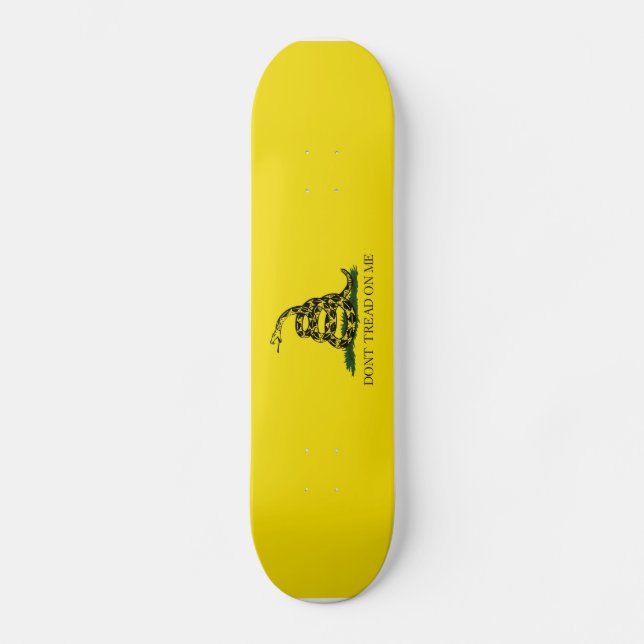 Skateboard Ne marchez pas sur moi la planche à roulettes (Recto)