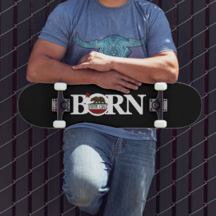 Skateboard NÉ Père Noël Cruz California Magnet