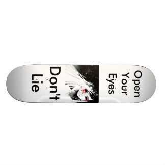 Skateboard "Ne vous trouvez pas "