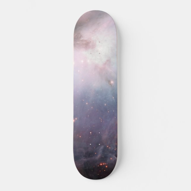 Skateboard Nebula Orion Astronomie bleu brun ciel étoiles (Recto)
