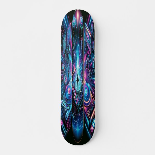 Skateboard Neon Beats (Devant)