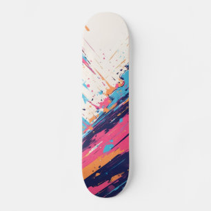 Skateboard Neon Pink Skateboard, Glow in the Dark Skateboard,