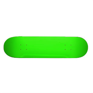 Skateboard Neon Vert Lumière brillante Mode Couleur Tendance