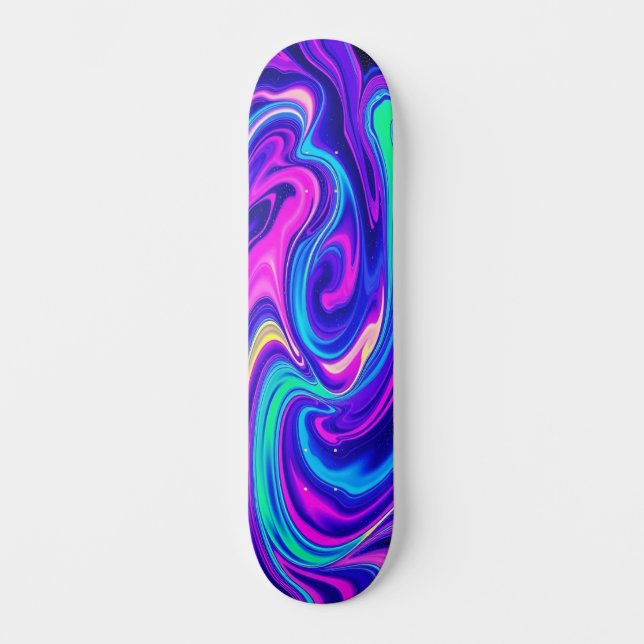 Skateboard Neon Vortex : Edition 1 (Recto)