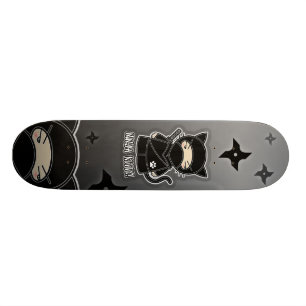 Skateboard Ninja Kitty ! Planche à roulettes