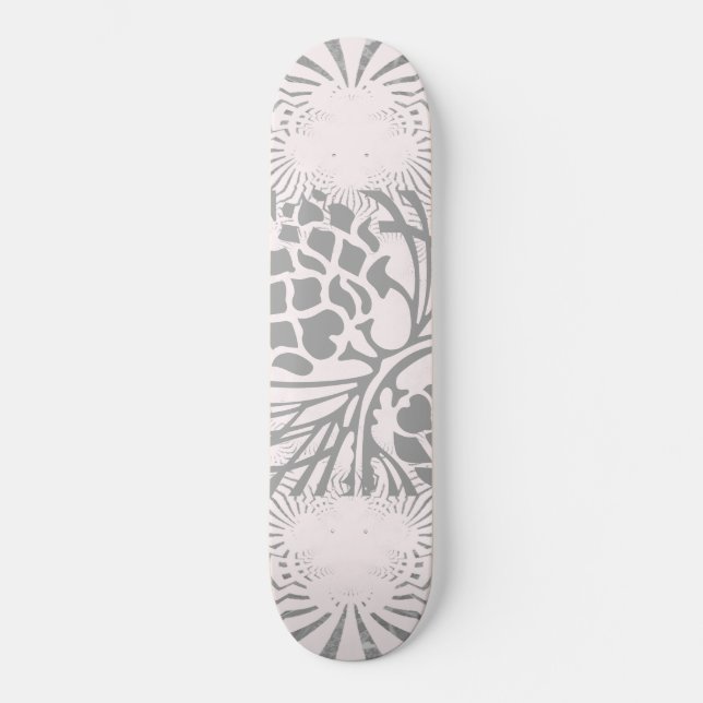 Skateboard Noël De Neige Beau Extraordinaire Floral (Recto)