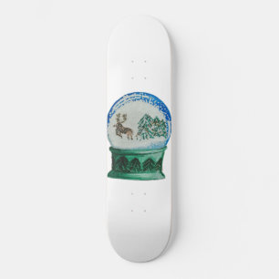 Skateboard Noël du pays des merveilles d'hiver de boule en
