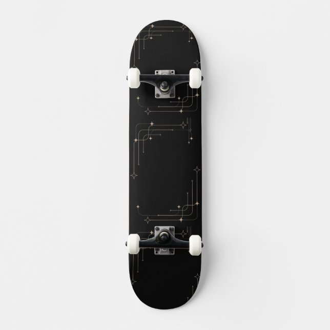 Skateboard Noir Classique (Recto)