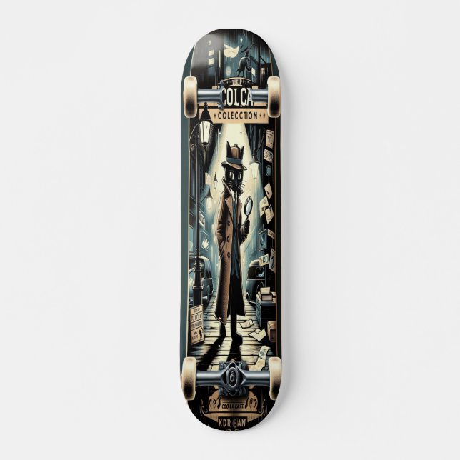 Skateboard Noir Mystique (Devant)