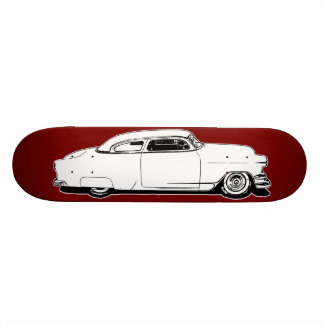 Skateboard Noir supérieur de Chevy de côtelette, blanc,