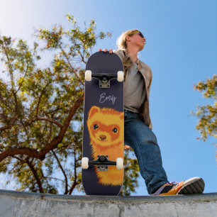 Skateboard Nom de mère du furet d'art Cute
