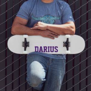 Skateboard Nom moderne ivoire Classique tendance