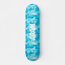 Nom personnalisé Nuages Ciel Bleu Esthétique Rêveu