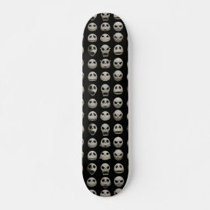 Skateboard Nombreux visages de Jack Skellington - Motif