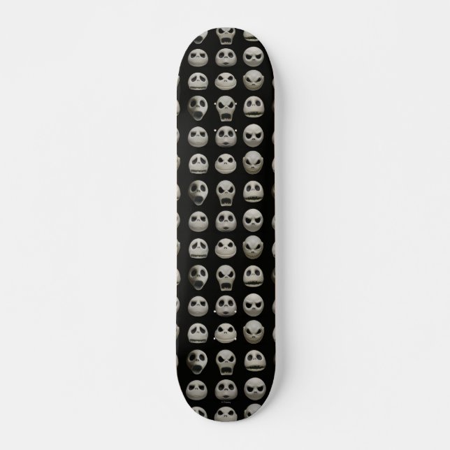 Skateboard Nombreux visages de Jack Skellington - Motif (Devant)