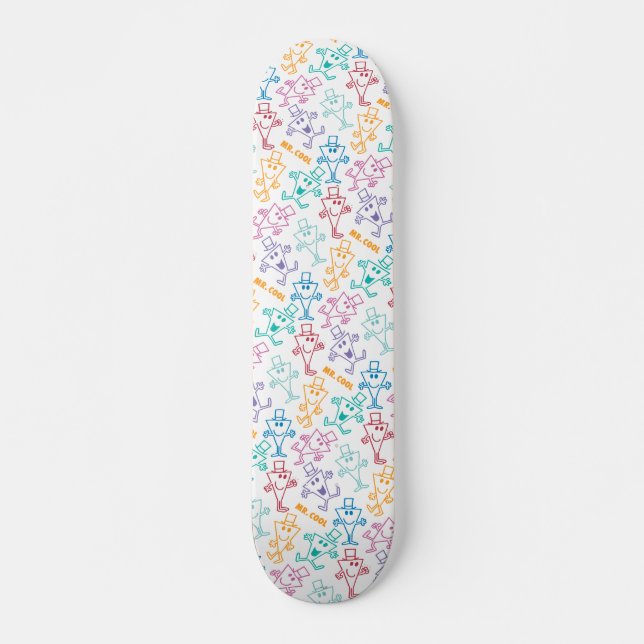 Skateboard Nombreux visages de M. Cool (Devant)