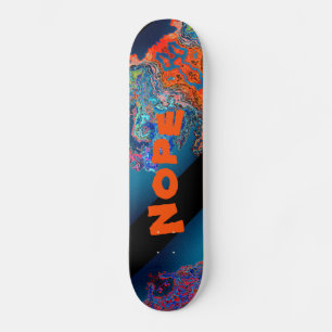 Skateboard Nope Crazy Aliens couleurs Patinage psychédélique