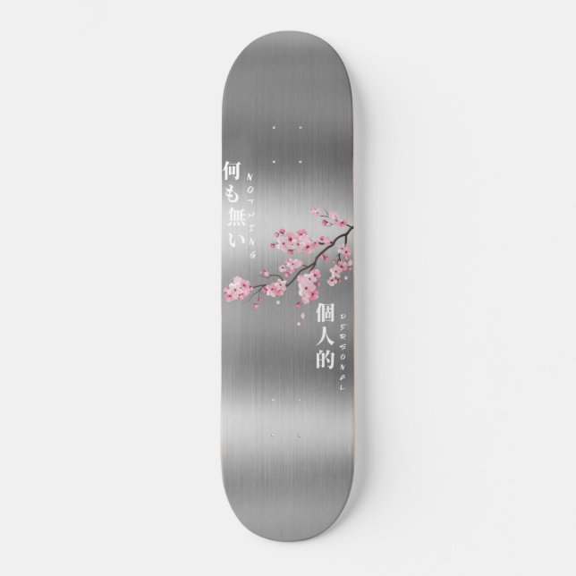 Skateboard Nothing Personal - Cherry Blossom Silver Edition (Recto)